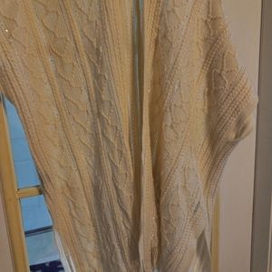 Cream colored shawl